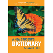 A New Student's Dictionary and Gazetteer (butterfly cover)
